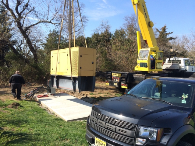Caterpillar 150kw Generator Relocation, Toms River New Jersey